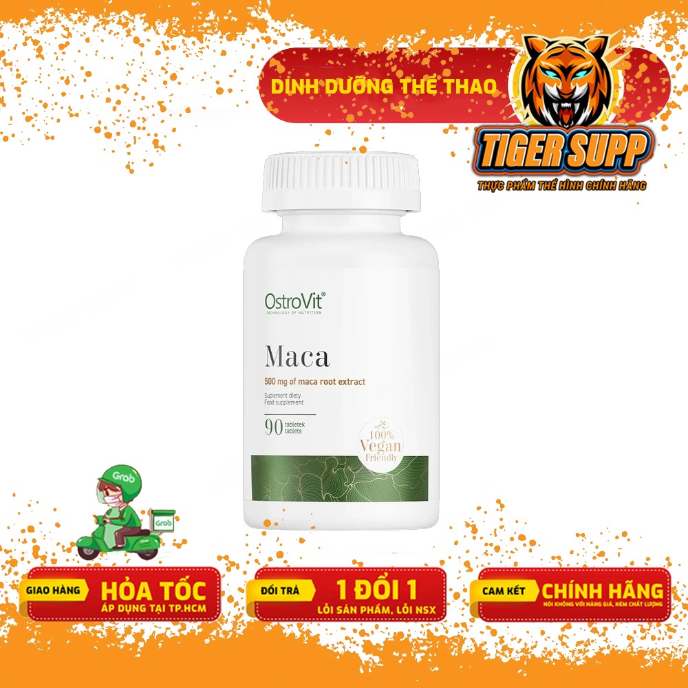 Ostrovit Maca - Tăng Cường Sinh Lý, Giảm Căng Thẳng, Cải Thiện Trí Nhớ, Tăng Cường Khả Năng Miễn Dịch - 90 viên