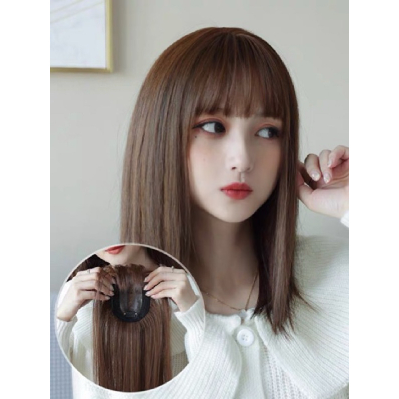 TÓC GIẢ CHE HÓI PHỦ BẠC CÓ MÁI DÀNH CHO NGƯỜI TRUNG NIÊN CÓ DA ĐẦU