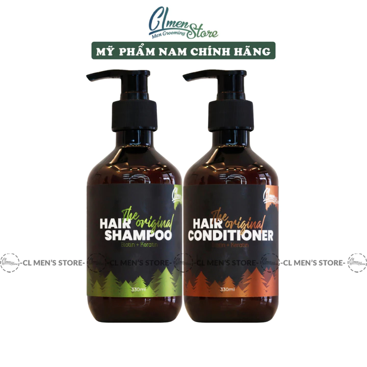 Dầu Gội và Dầu Xả Bổ Sung Biotin & Keratin The Original Hair Shampoo - Conditioner 330ml