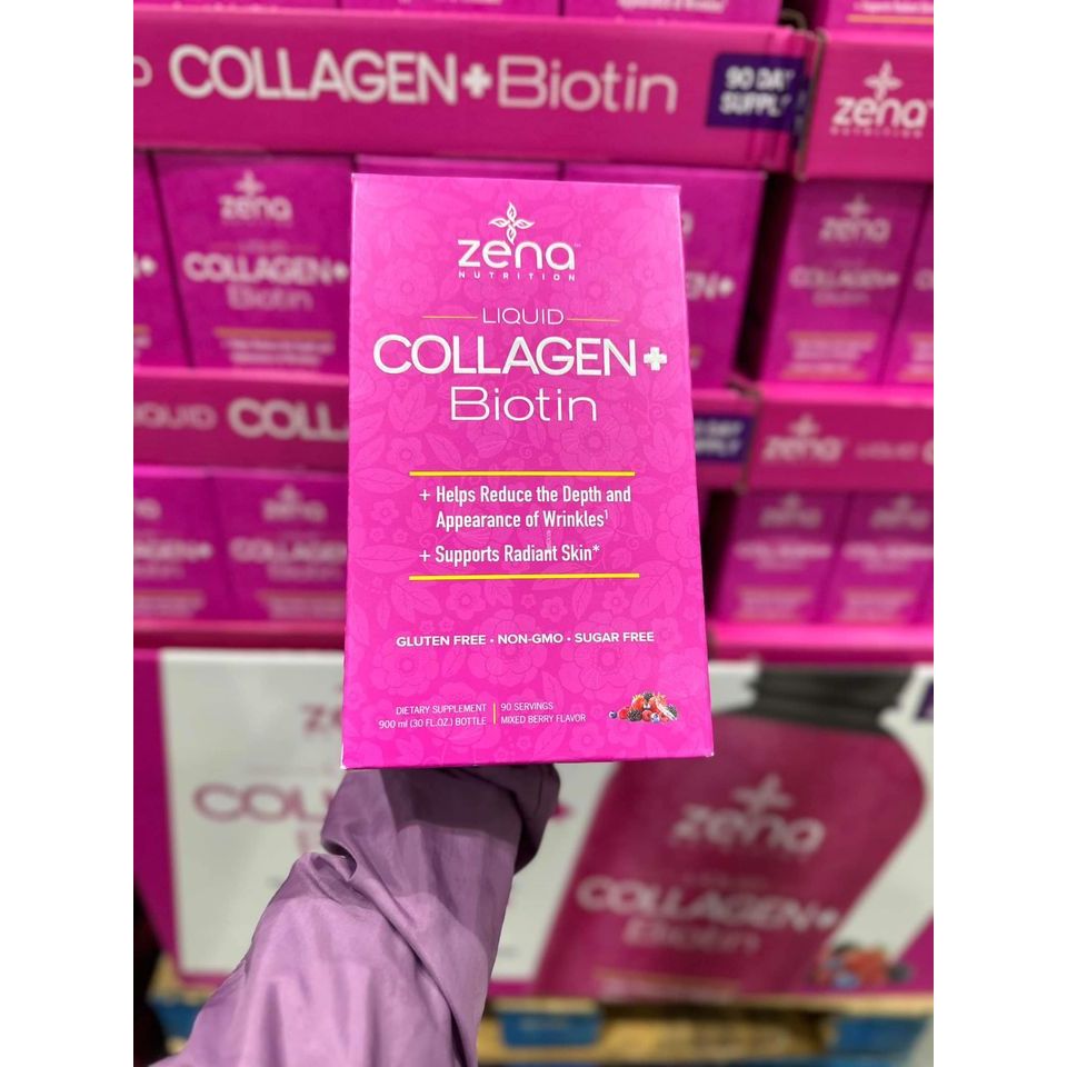 COLLAGEN DẠNG NƯỚC ZENA NUTRITION LIQUID COLLAGEN + BIOTIN 900ml