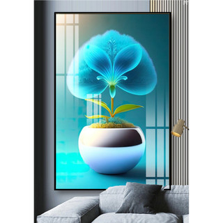 Tranh 5D Hoa Nghệ Thuật - Tranh Treo Tường Laminate Tráng Gương
