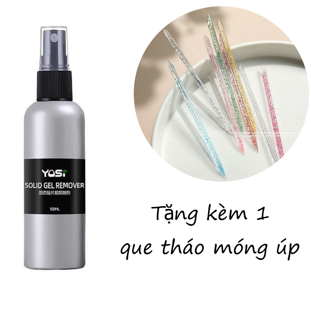 Chai xịt tháo móng úp,móng giả, nước tháo móng úp, nước tan keo