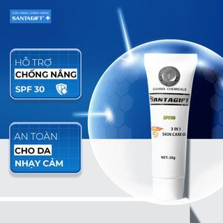 Kem giảm mụn và thâm Gamma SANTAGIFT gel thông thoáng lỗ chân lông 20g