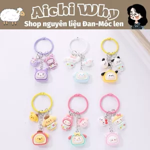 Móc khoá Sanrio đeo balo cặp sách dễ thương