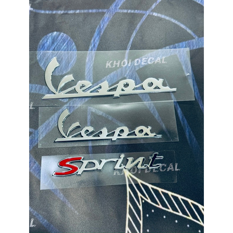 Tem nổi Vespa Sprint Hàng Zin chuẩn hãng