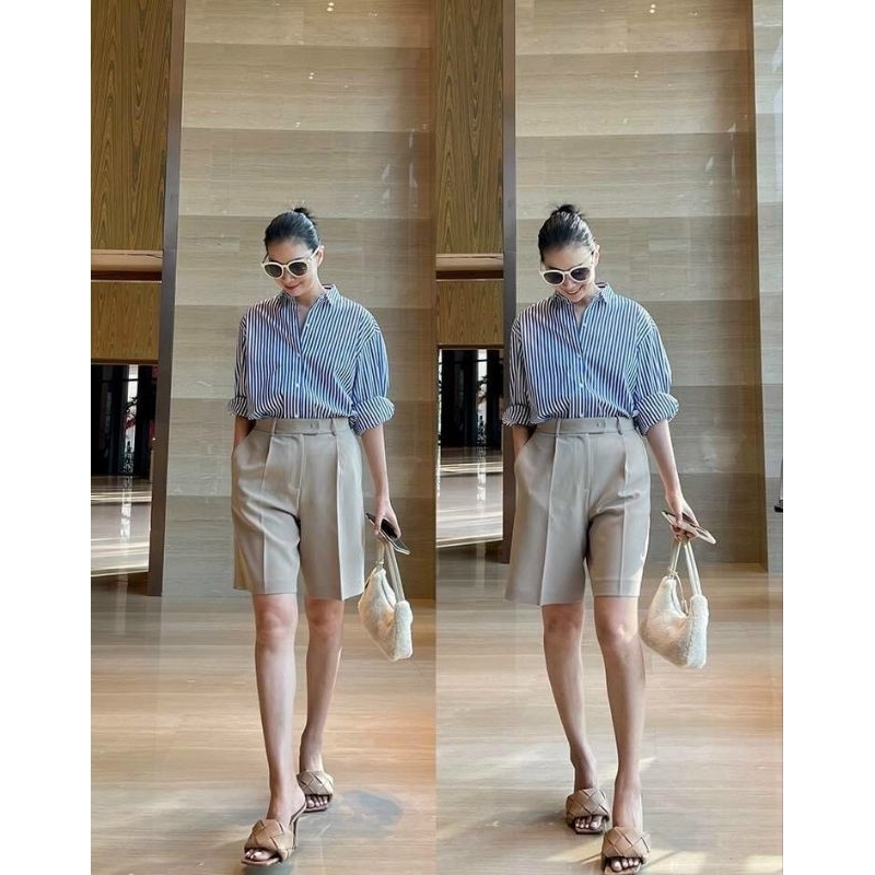 (Sale) Quần short lửng suông nữ ZR*
