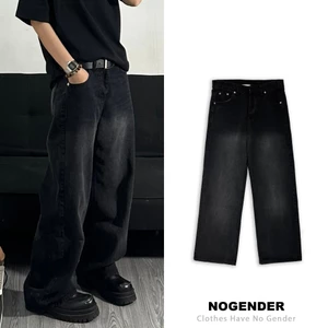 Quần Baggy Denim Màu Đen Wash