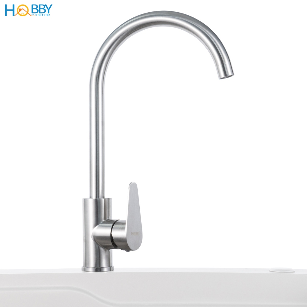 Ảnh Vòi nước rửa chén bát nóng lạnh inox 304 Hobby Home Decor CRC2 2