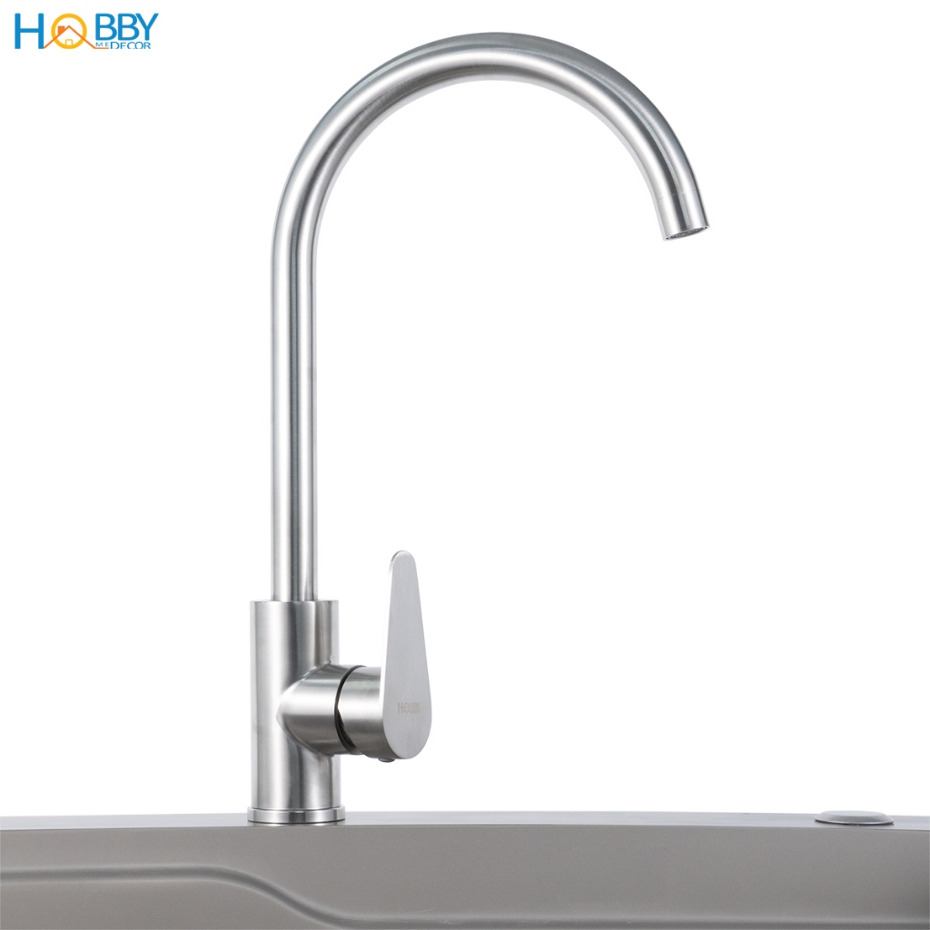 Ảnh Vòi nước rửa chén bát nóng lạnh inox 304 Hobby Home Decor CRC2 1