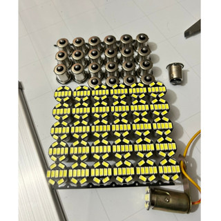 Bóng đèn xi nhan, đèn phanh LED. Bóng 1 tim, 2 tim điện 12/24v