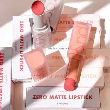 (Màu1-23) Son Thỏi Romand New Zero Matte Lipstick (3g)
