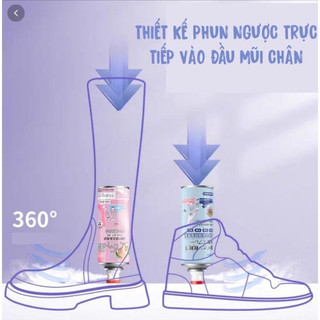 Chai xịt khử mùi giày mùi ngẫu nhiên