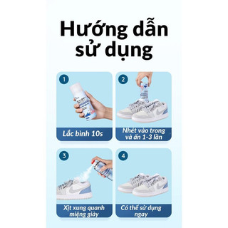 Chai xịt khử mùi giày mùi ngẫu nhiên