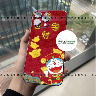 Tấm dán Skin Mặt Sau Doremon MS011 FULL VIỀN 15promax ,14promax , 13promax ,12 pro max , 11 pro max  - FukiShop