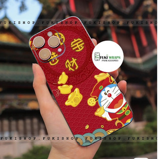 Tấm dán Skin Mặt Sau Doremon MS011 FULL VIỀN 15promax ,14promax , 13promax ,12 pro max , 11 pro max  - FukiShop