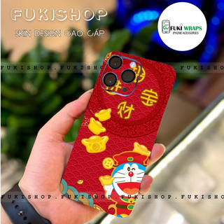 Tấm dán Skin Mặt Sau Doremon MS011 FULL VIỀN 15promax ,14promax , 13promax ,12 pro max , 11 pro max  - FukiShop