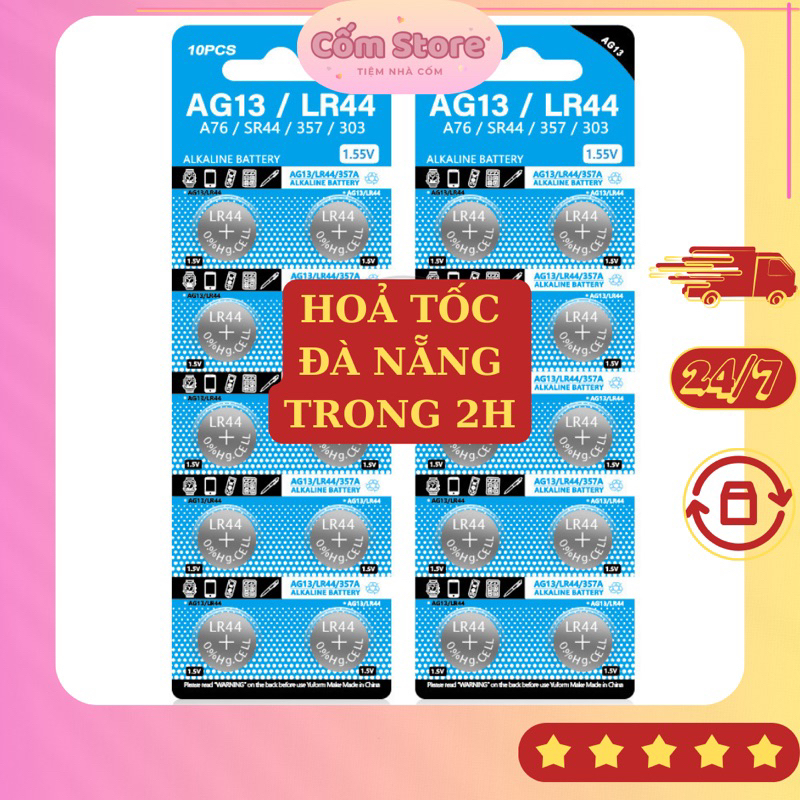 Pin cúc áo AG13/LR44 chuyên dùng cho đèn led, đồng hồ | Shopee Việt Nam