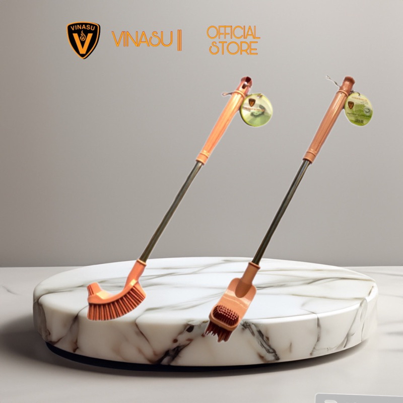 Cọ toilet đầu silicone ,bàn chải silicone chà toilet Vinasu VNS 232
