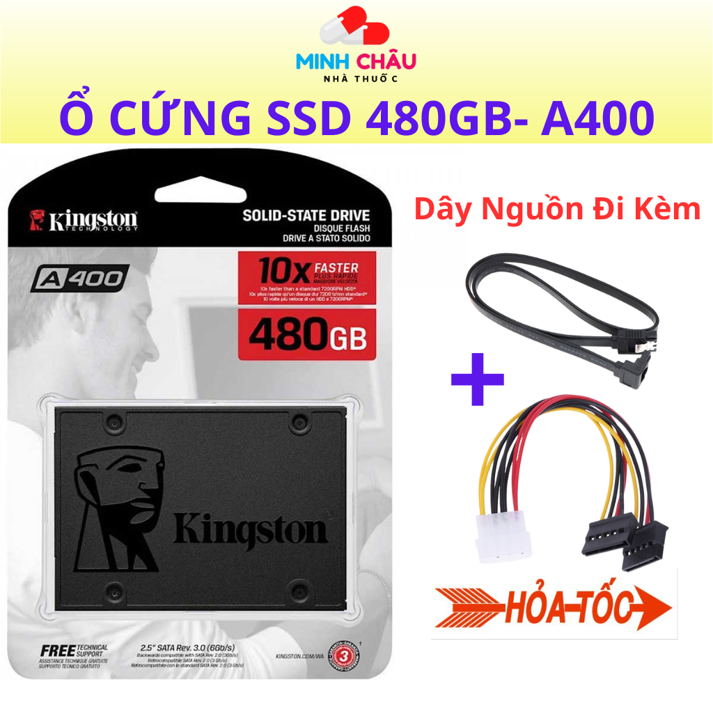 Ổ cứng SSD Kingston 480GB ,SSD 480 SATA 3 6.0 Gb/s ,ổ cứng Kingston 2.5 ...