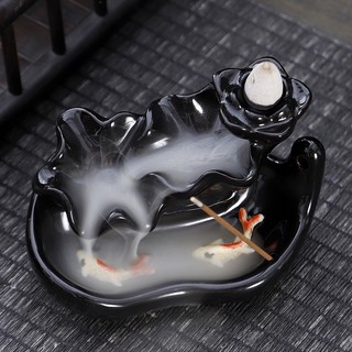 Thác khói chảy ngược gốm sứ cao cấp tinh xảo nhang nụ