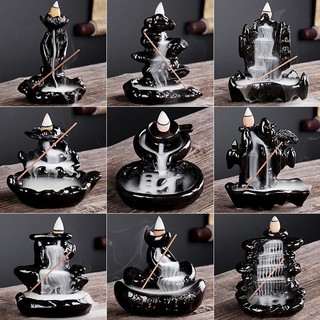 Thác khói chảy ngược gốm sứ cao cấp tinh xảo nhang nụ