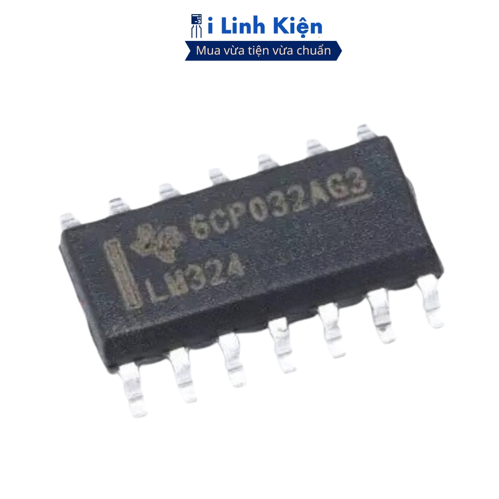 LM324 LM324DR SOP-14 chính hãng TI ilinhkien