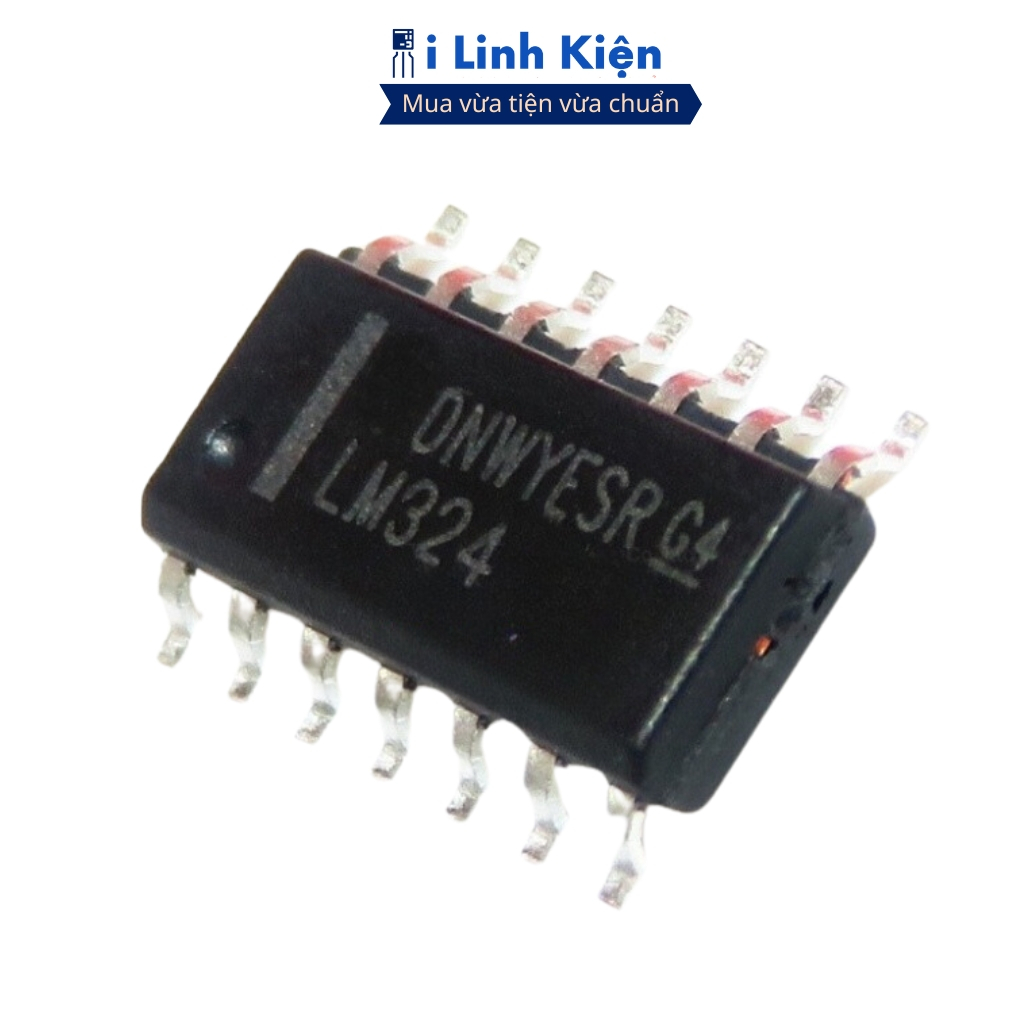 LM324 LM324DR SOP-14 chính hãng TI ilinhkien