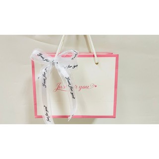 Túi giấy xinh xắn, túi quà tặng kèm ruy băng thắt nơ nhiều kích thước siêu xinh
