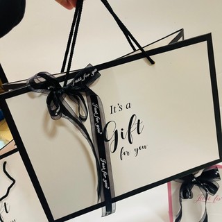 Túi giấy xinh xắn, túi quà tặng kèm ruy băng thắt nơ nhiều kích thước siêu xinh