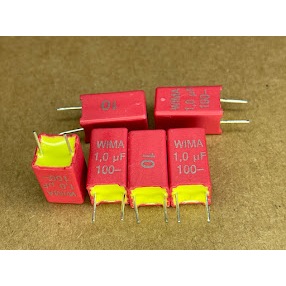 5Pcs Originele Wima 1Uf 50V Rode MKS2 5Mm Film Con