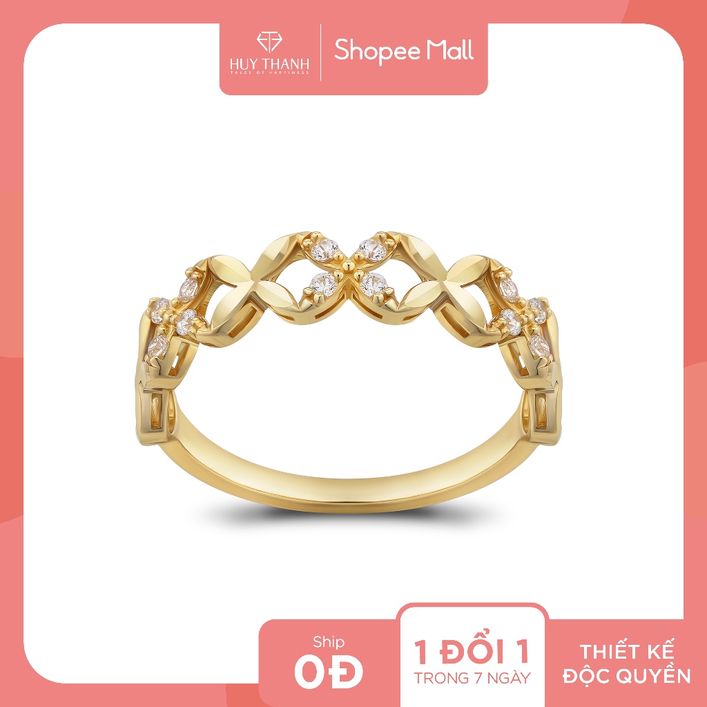 Women's Solid Gold Ring by Huy Thanh Jewelry