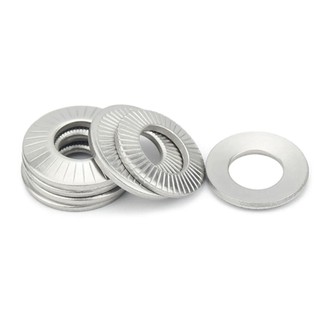 (Inox304) 50 cái M4-M8 Long đen chống xoay dạng nón inox304
