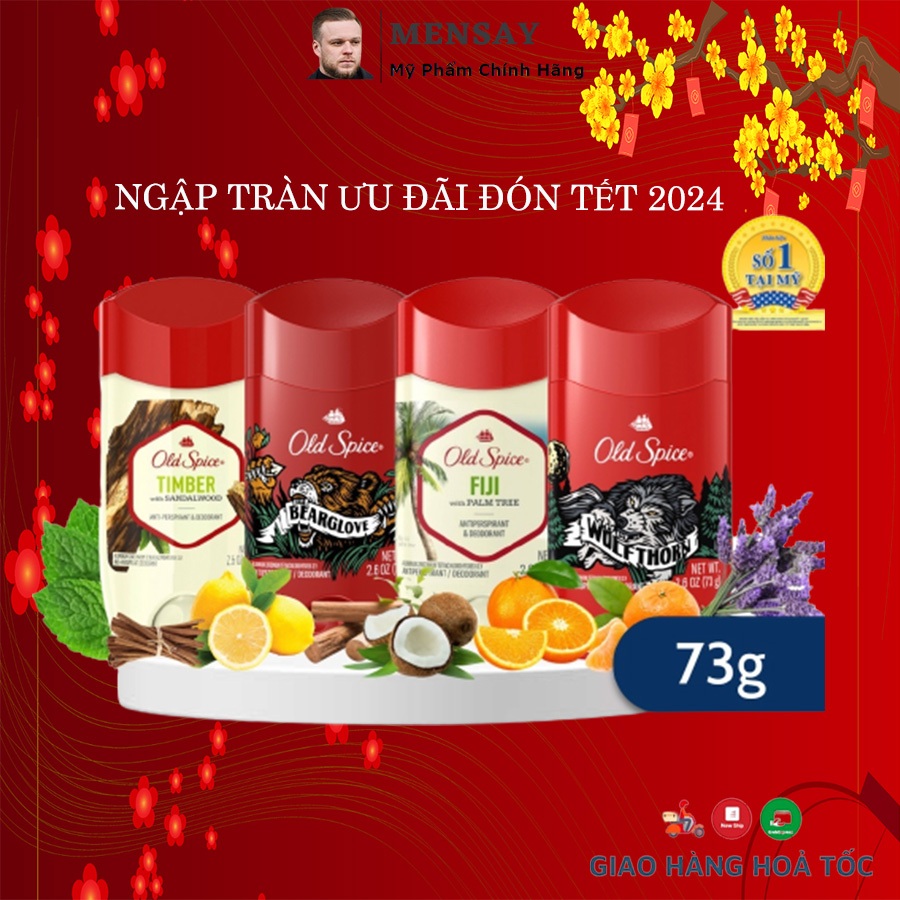 Lăn khử mùi cao cấp Old Spice – hàng nhập khẩu Mỹ