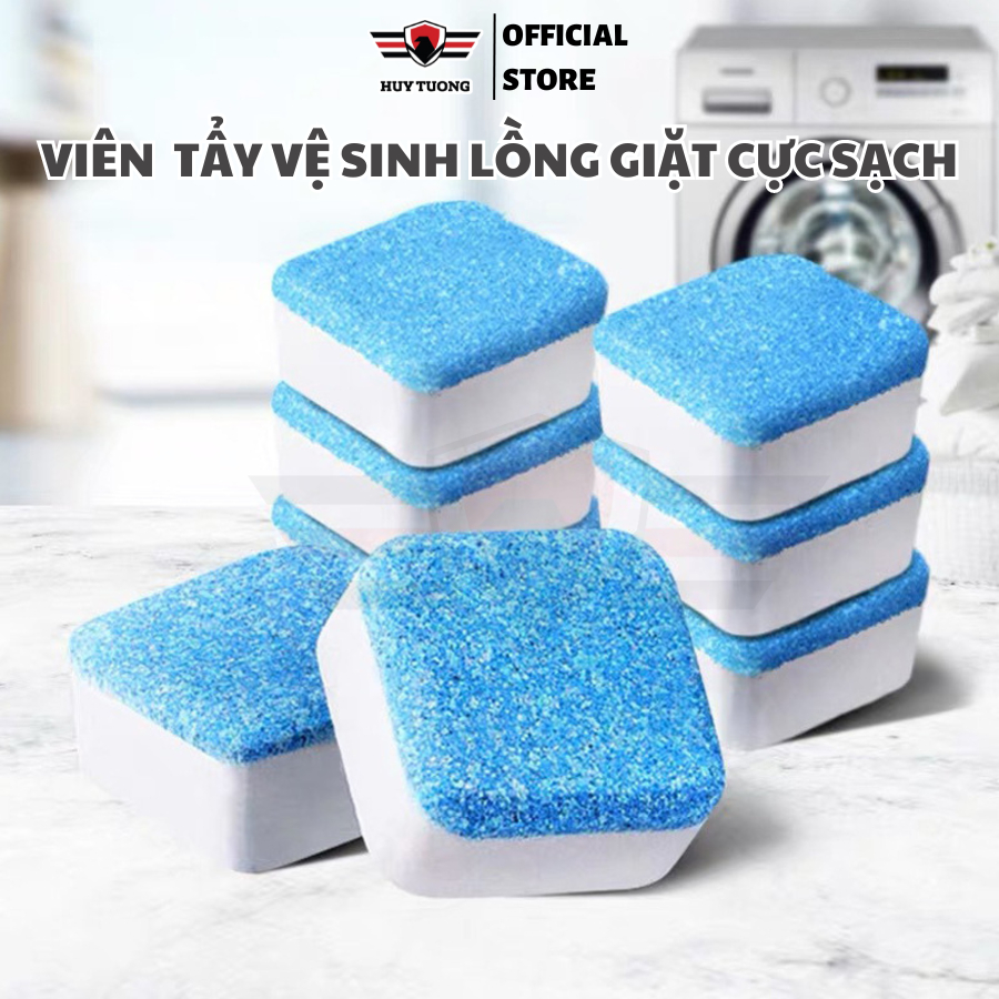 Ảnh Viên tẩy lồng máy giặt vệ sinh sạch sẽ cặn bã bụi bẩn, tăng tuổi thọ máy giặt - HUY TUONG 1