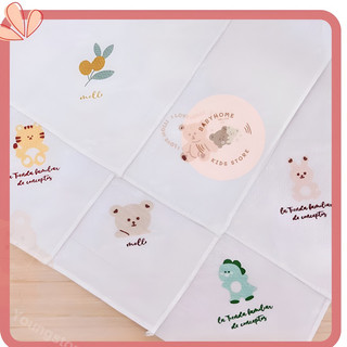 Khăn Sữa Cho Bé Muslin Handkerchief  Chiếc Cao Cấp Siêu Mềm Thấm Hút Cực Tốt Kèm Họa Tiết Đáng Yêu