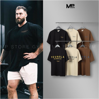 Áo Thun Thể Thao Nam Oversize In Sau Lưng Cotton 100% Local Brand YOUNG 2025