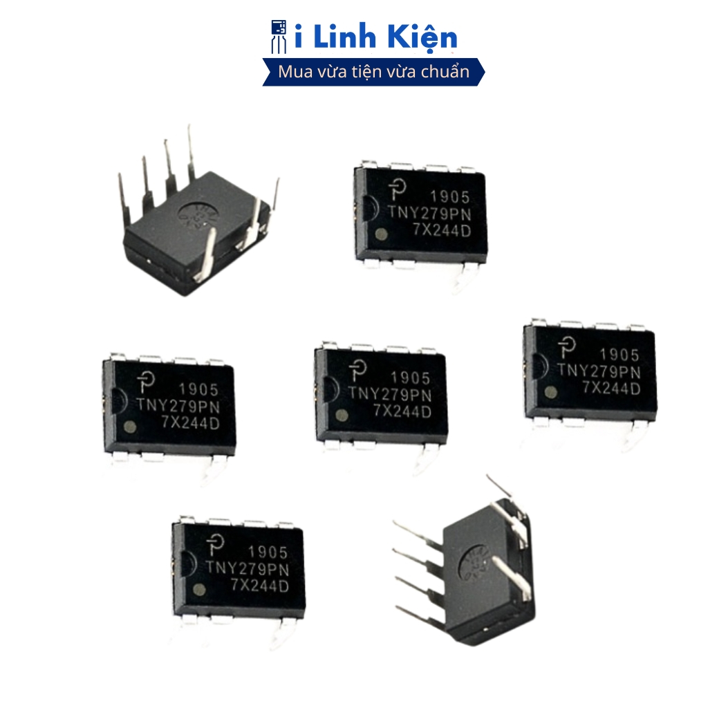 Ic nguồn TNY279PN DIP-7 chính hãng Power Integrations chất lượng cao ilinhkien