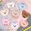 Hình trang trí handmade gấu thêu - Hình gấu dán khăn