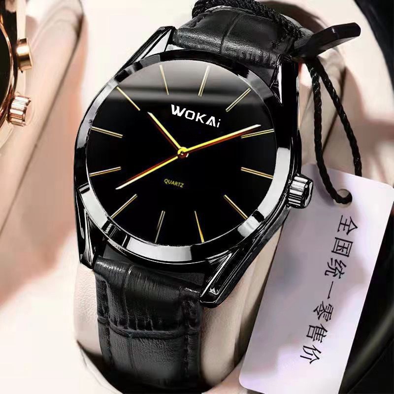 Đồng hồ nam W10 dây da bản cao cấp thời trang lịch lãm