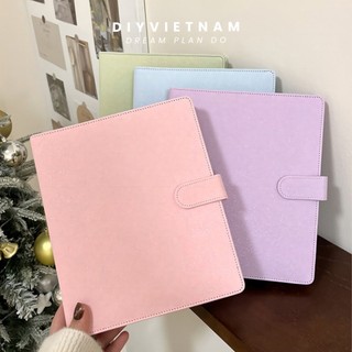 SỔ CÒNG PLANNER DA A5 (KÈM GIẤY FREENOTE)
