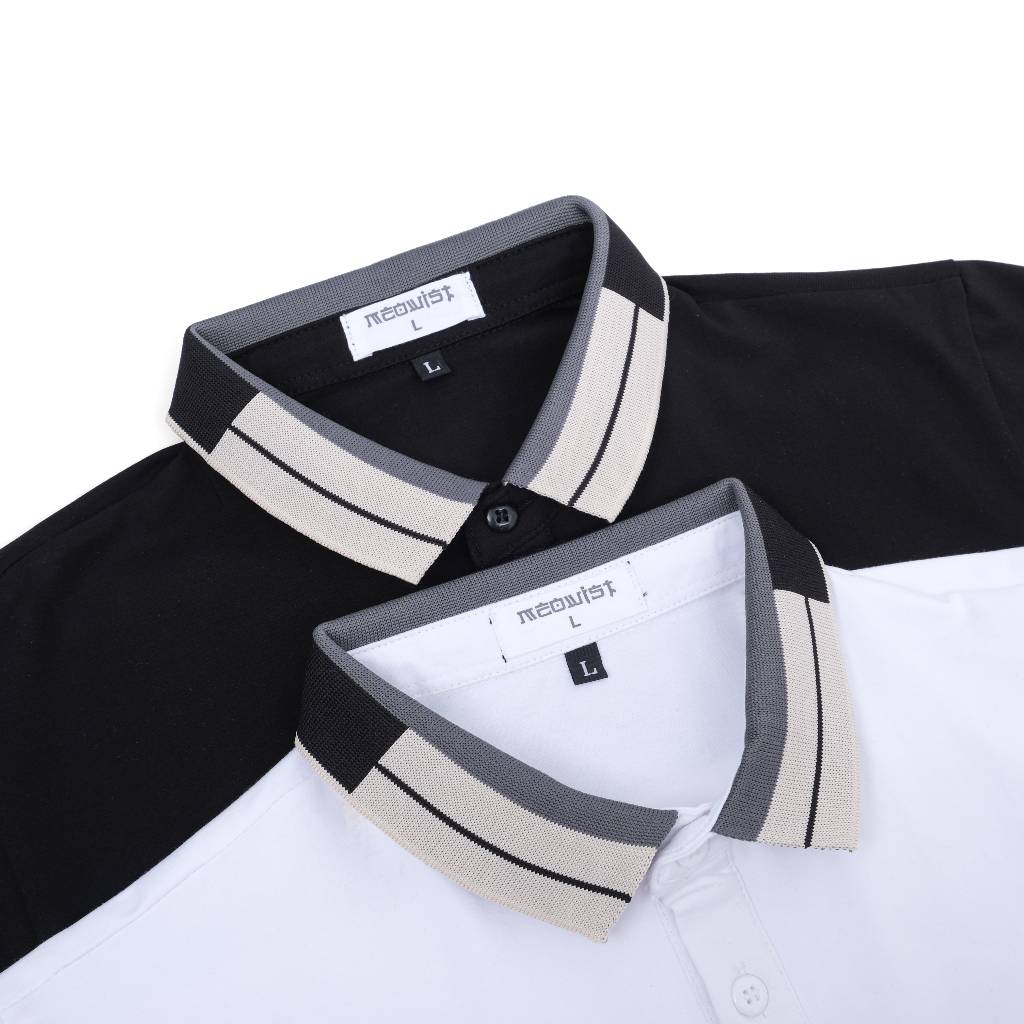 Áo Polo Nam Signature MEOWIST vải Cotton Có Bo Tay, Nam tính, Thanh lịch, Sang trọng - MEOWIST