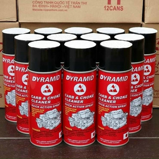 Chai xịt chế hòa khí, bình xịt chế hoà khí Dyramid cho ô tô, xe máy.
