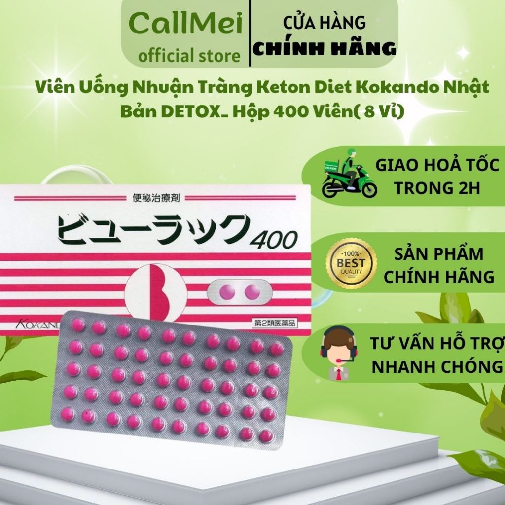 Viên Uống Nhuận Tràng Keton Diet Kokando Nhật Bản DETOX_ Hộp 400 Viên ...