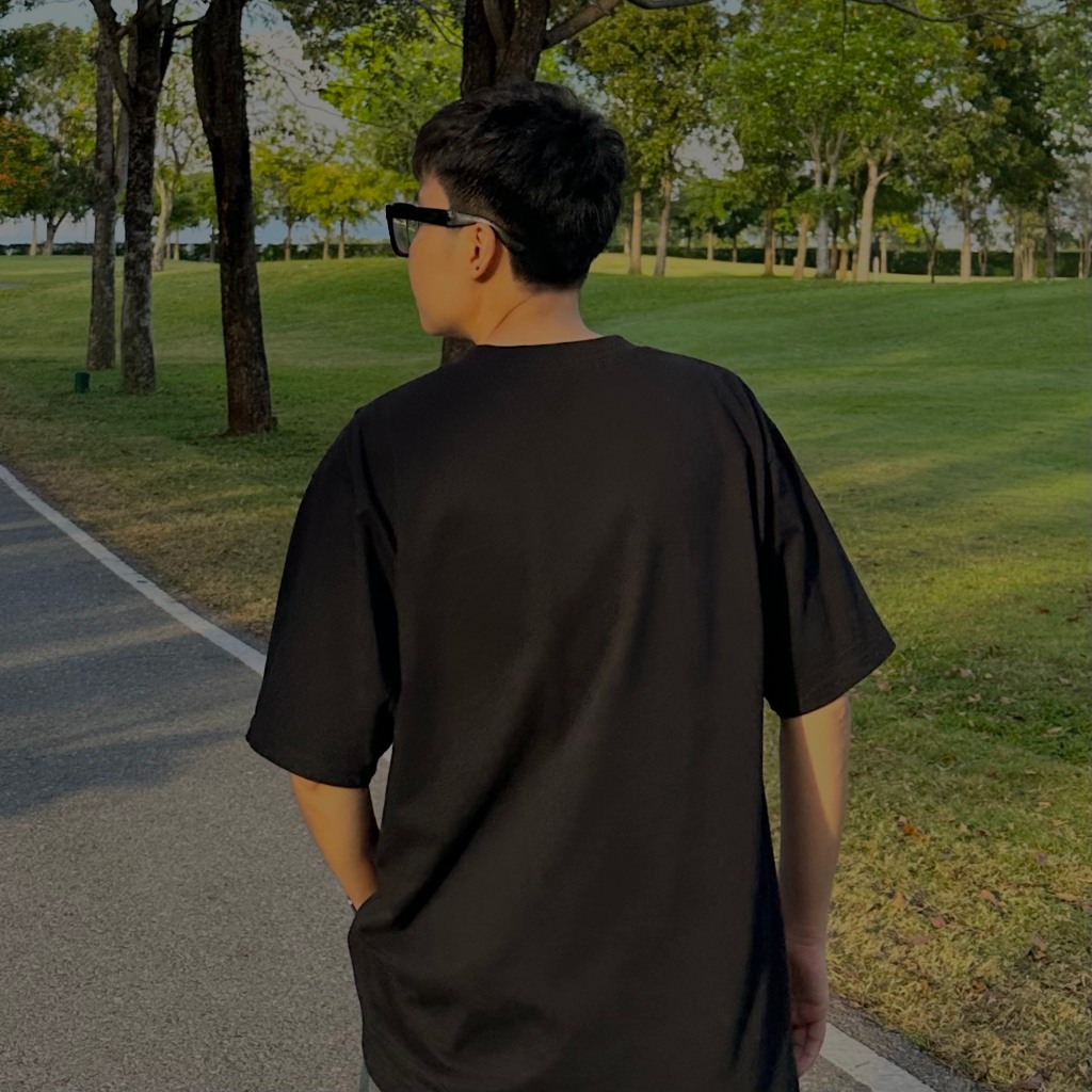 Áo Thun Trơn NOGENDER Form Oversize - Cotton 250gsm 2 Chiều