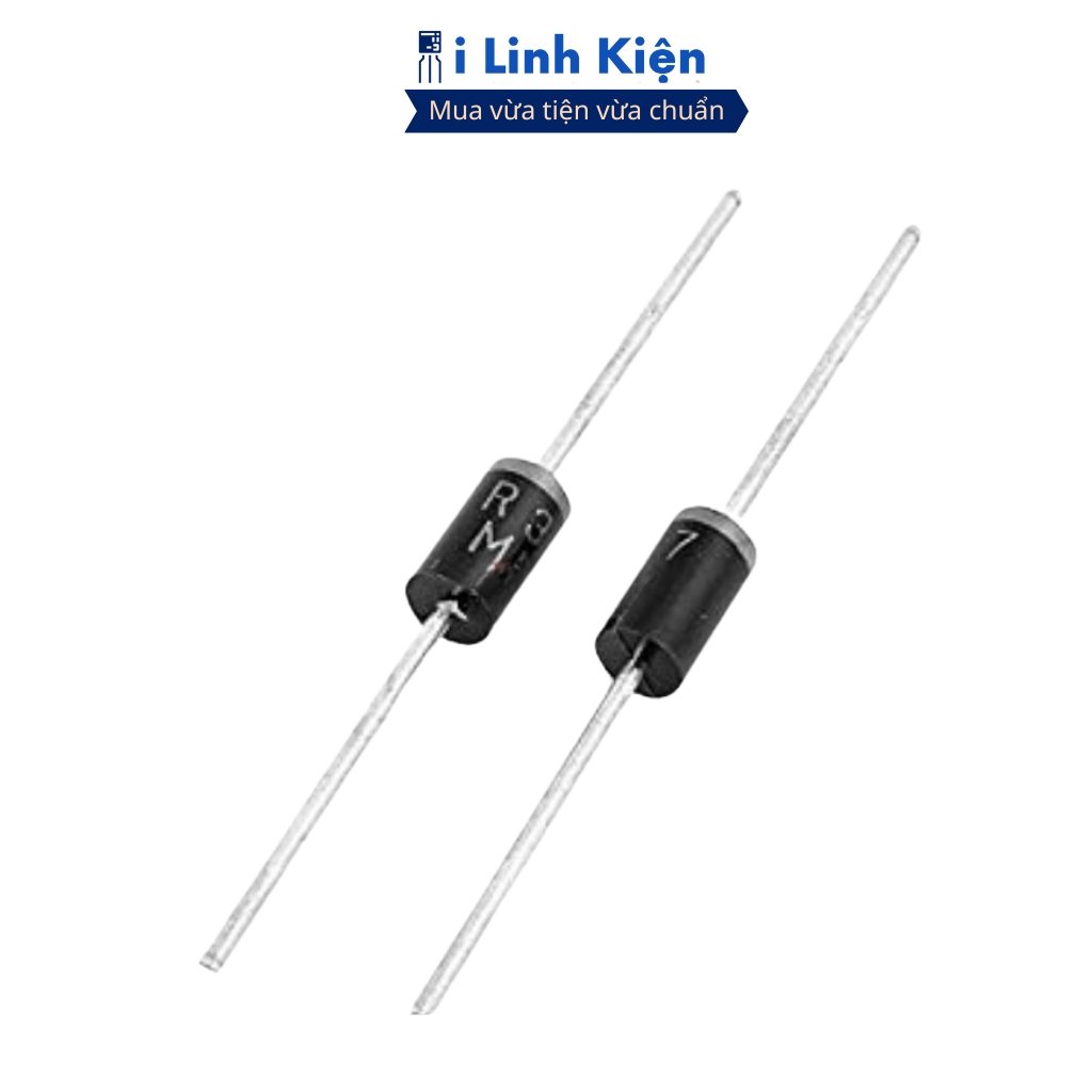FR307 Diode xung 3A 1000V DIP đóng dây túi 10 con ilinhkien
