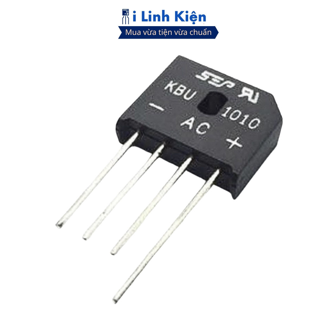 KBU1010 Diode cầu 10A 1000V DIP-4 chính hãng SEB chất lượng cao ilinhkien