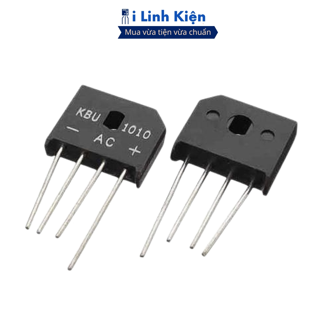 KBU1010 Diode cầu 10A 1000V DIP-4 chính hãng SEB chất lượng cao ilinhkien