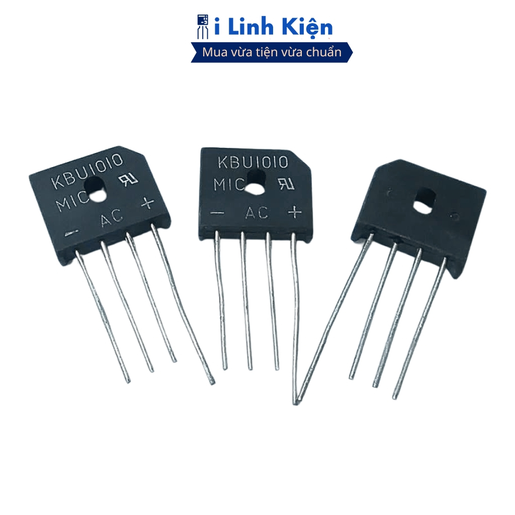 KBU1010 Diode cầu 10A 1000V DIP-4 chính hãng SEB chất lượng cao ilinhkien