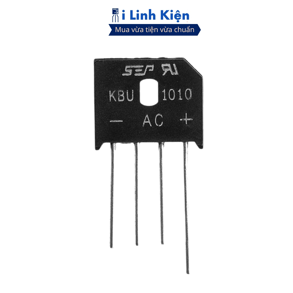 KBU1010 Diode cầu 10A 1000V DIP-4 chính hãng SEB chất lượng cao ilinhkien
