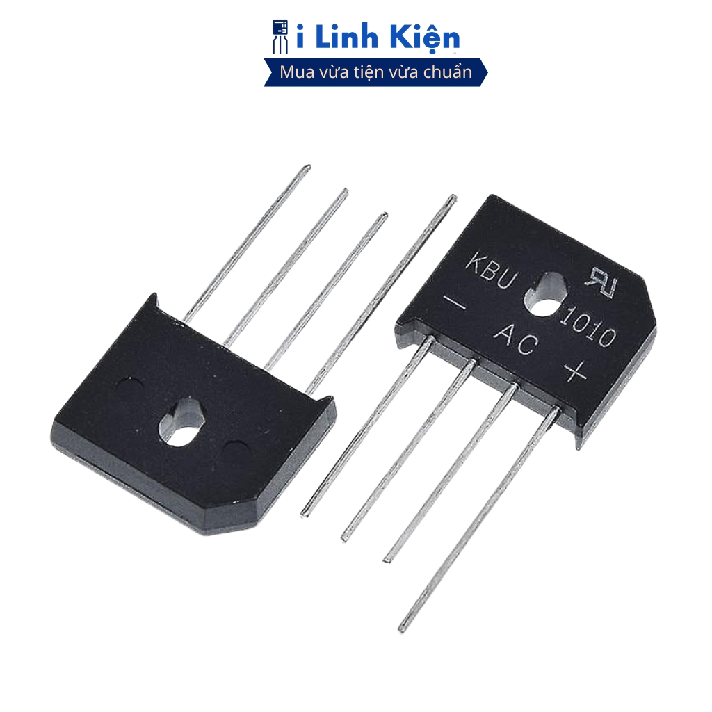 KBU1010 Diode cầu 10A 1000V DIP-4 chính hãng SEB chất lượng cao ilinhkien